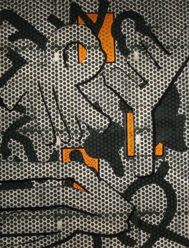 187  SMS IDEOGRAFIC 2009  Mixed on canvas.  150x115cm_3950 (2)